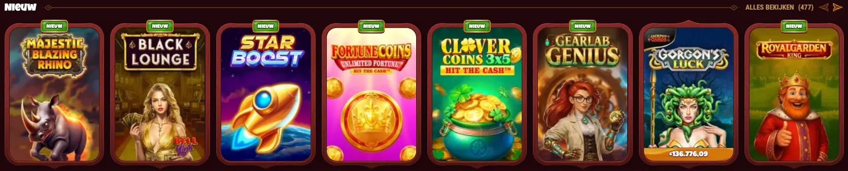 Digitale rollenmachines met jackpots