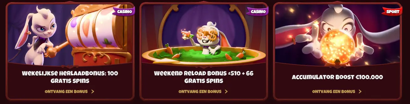 Gratis spins na registratie of storting