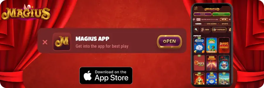 Toegang tot het casino via de officiële mobiele app